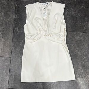 Zara Cream Mini Dress